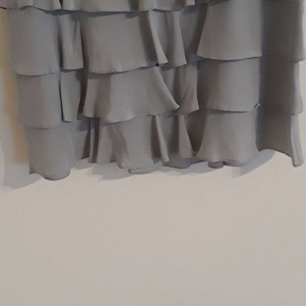 NWT Talbots Silk Tiered Ruffle Skirt - Picture 4 of 7